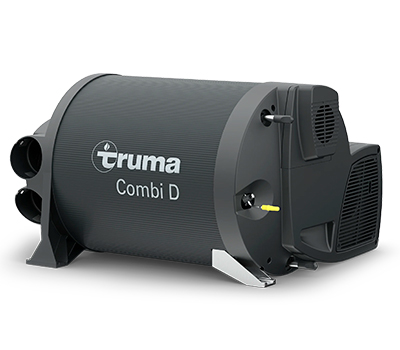 Photo d'un chauffage Truma Combi D, hybride.