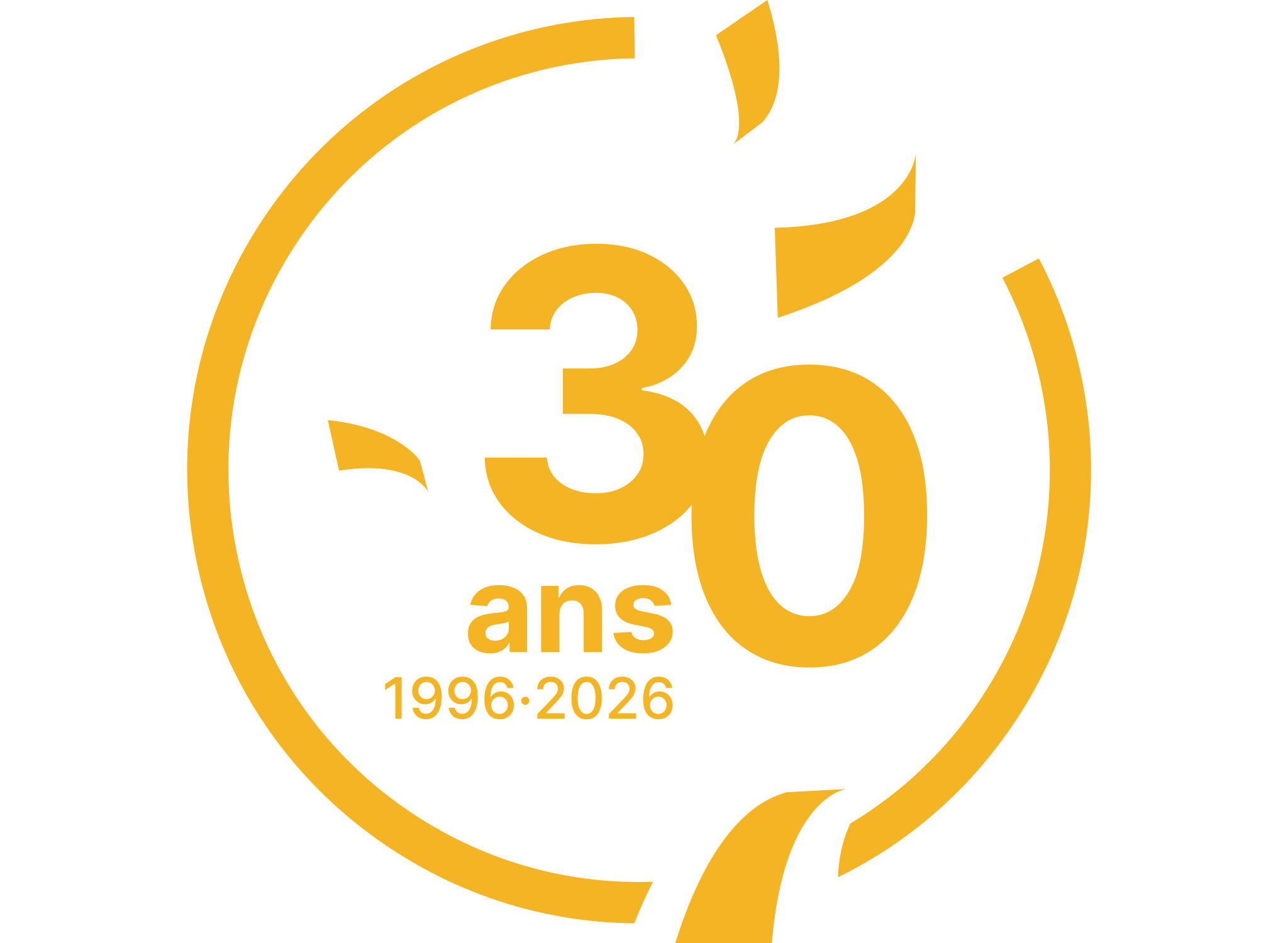 Logo des 30 ans de la marque Bavaria.